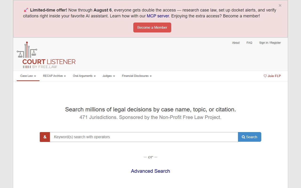 Pickens County court records federal docket research source CourtListener