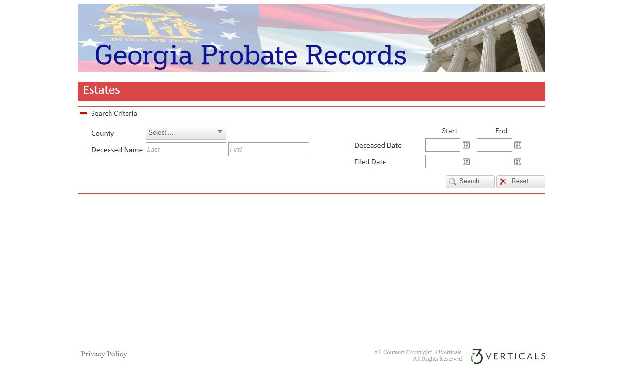 Pickens County probate records Georgia Probate Records estate search
