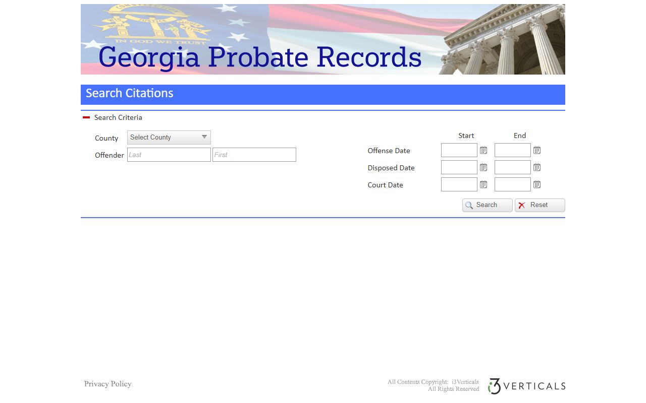 Pickens County traffic court records Georgia Probate Records citation search